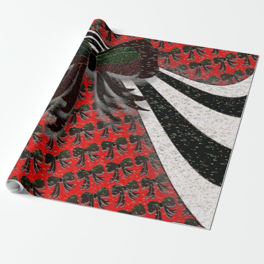 Papier Cadeau Le Bow de Noël - (Déroulé)