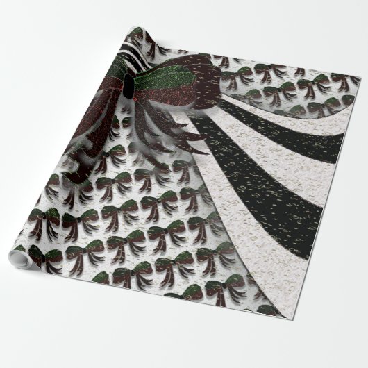 Papier Cadeau Le Bow de Noël - (Déroulé)