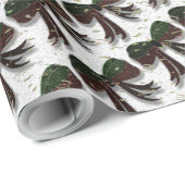 Papier Cadeau Le Bow de Noël - (Coin rond)