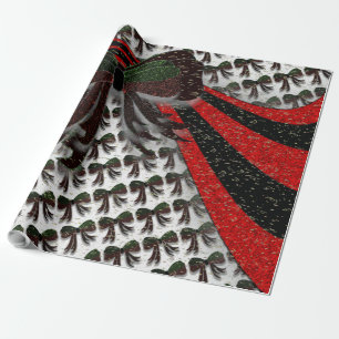 Papier Cadeau Le Bow de Noël -