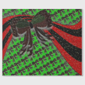 Papier Cadeau Le Bow de Noël - (Plat)