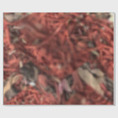 Papier Cadeau Le buisson rouge (Plat)