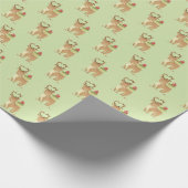 Papier Cadeau Le cadeau de Noël de Reindeer (Coin)