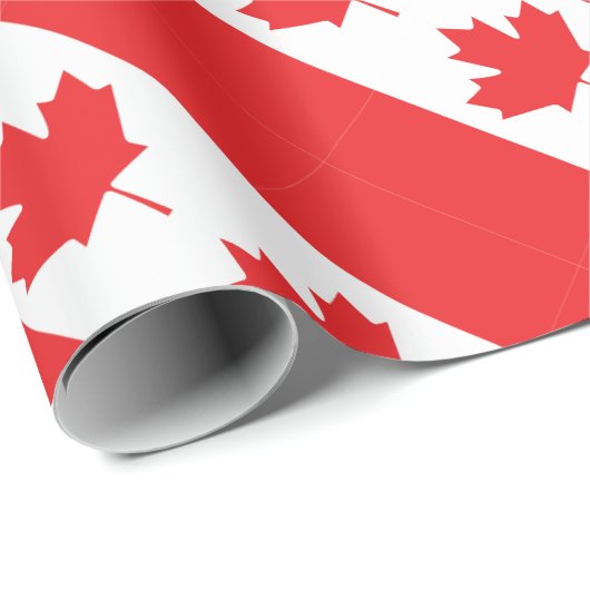 Papier Cadeau Le Canada (Coin rond)