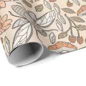 Papier Cadeau Le Canada dans la forêt (Coin rond)