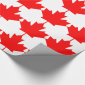 Papier Cadeau Le Canada - feuille d'érable (Coin)