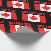 Papier Cadeau Le Canada n'est PAS à vendre (Coin)