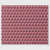 PAPIER CADEAU LE CARDINAL ROUGE (Plat)