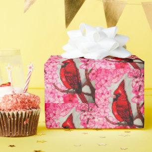 PAPIER CADEAU LE CARDINAL ROUGE