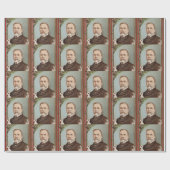 Papier Cadeau Le célèbre Portrait de Louis Pasteur (Plat)