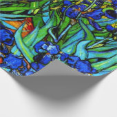 Papier Cadeau Le célèbre tableau de Van Gogh, Irises, (Coin)
