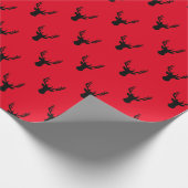 Papier Cadeau Le cerf commun dirige votre couleur d'arrière - (Coin)