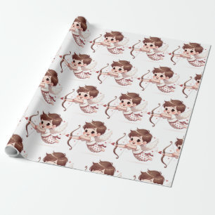 Papier Cadeau Le charme de Cupidon Be Mine
