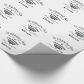 Papier Cadeau le château de VOTRE NOM (Coin)