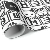 PAPIER CADEAU LE CHATS M30W 8 BITS (Coin rond)