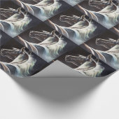 Papier Cadeau Le cheval noir (Coin)