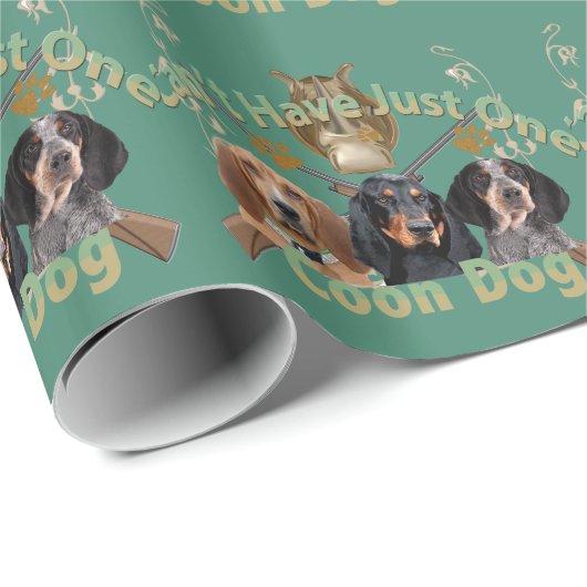 Papier Cadeau Le chien cocon ne peut pas en avoir un seul (Coin rond)