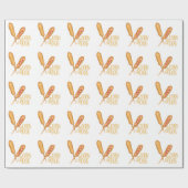 Papier Cadeau Le chien de maïs (Plat)