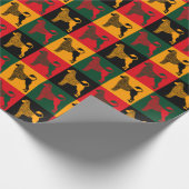 Papier Cadeau Le chien d'eau portugais intelligent (Coin)