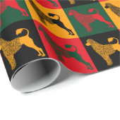 Papier Cadeau Le chien d'eau portugais intelligent (Coin rond)