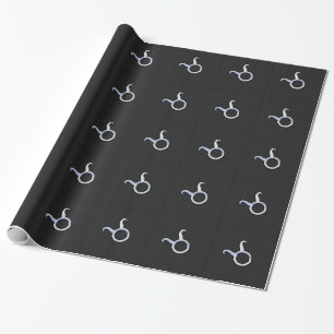 Papier Cadeau Le chrome comme le zodiaque de Taureau se