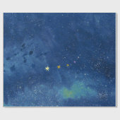 Papier Cadeau Le ciel étoilé (Plat)