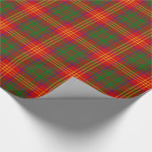 Papier Cadeau Le clan brûle le motif de plaid de tartan (Coin)