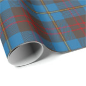 Papier Cadeau Le clan écossais Cameron Chasse Tartan Plaid (Coin rond)