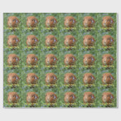 Papier Cadeau Le cobaye de gingembre de papier d'emballage (Plat)