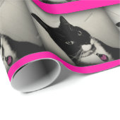 Papier Cadeau Le coeur de Lucy (Coin rond)