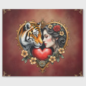 Papier Cadeau Le coeur du désert caché, (Plat)