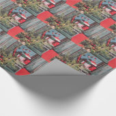 Papier Cadeau le coffre rouge de la moitié du siècle des années (Coin)