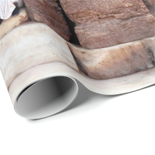 Papier Cadeau Le complexe pyramidal de Gizeh. Aussi appelé Giza  (Coin rond)