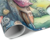 Papier Cadeau Le conte de fées dans le papier d'enveloppement de (Coin rond)