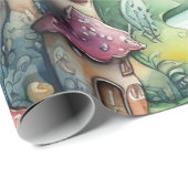 Papier Cadeau Le conte de fées dans le papier d'enveloppement de (Coin rond)