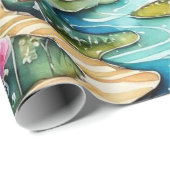 Papier Cadeau Le conte de fées dans le papier d'enveloppement de (Coin rond)