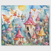 Papier Cadeau Le conte de fées dans le papier d'enveloppement de (Plat)