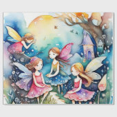 Papier Cadeau Le conte de fées dans le papier d'enveloppement de (Plat)