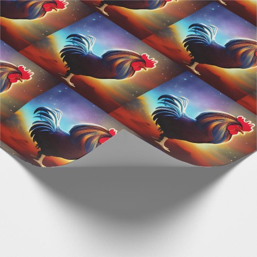 Papier Cadeau Le coq (Coin)