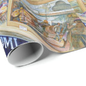 Papier Cadeau Le côté ensoleillé de la folie (Coin rond)