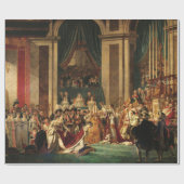 Papier Cadeau Le couronnement de Napoléon par Jacques-Louis Davi (Plat)