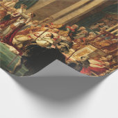 Papier Cadeau Le couronnement de Napoléon par Jacques-Louis Davi (Coin)