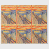 Papier Cadeau Le cri d'Edvard Munch (Plat)