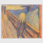 Papier Cadeau Le Cri d'Edvard Munch (Plat)