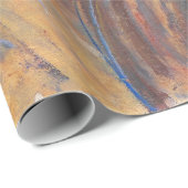 Papier Cadeau Le Cri d'Edvard Munch (Coin rond)