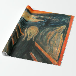 Papier Cadeau Le cri Edvard Munch Art Expressionniste Moderne