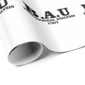 Papier Cadeau Le criminel s'occupe des chemises d'unité (Coin rond)