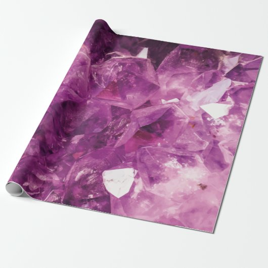 Papier Cadeau Le cristal de violet (Déroulé)