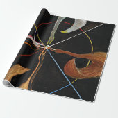 Papier Cadeau Le Cygne, Groupe IX, No 7 par Hilma af Klint (Déroulé)