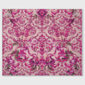 Papier Cadeau Le Damas romantique d'Olivia (Plat)